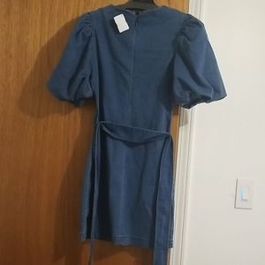 Akira no mistakes denim mini dress